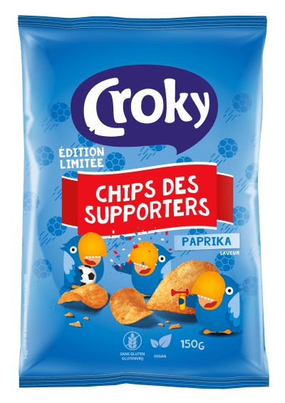 Croky Chips des Supporters